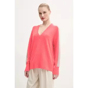 FROM FUTURE pulover de casmir femei, culoarea roz, light, WPV00497 imagine