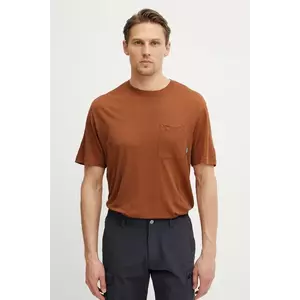 Icebreaker tricou sport Merino 150 Tech Lite culoarea portocaliu, modelator, IB0A56WH0B01 imagine