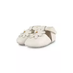 Donsje balerini din piele pentru bebelusi Franny Shoes Daisy culoarea alb, 1041002 imagine