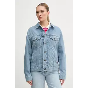 Pepe Jeans geaca jeans BOYFRIEND JACKET de tranzitie, PL402390IA4 imagine