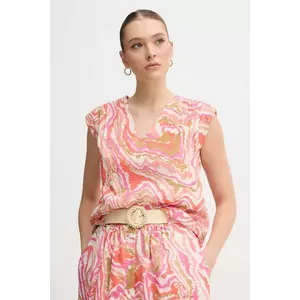 La Petite Française bluza din bumbac BERTHE femei, culoarea roz, modelator, BERTHE imagine