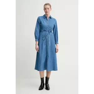 BA&SH rochie LOLA midi, evazată, 1E25LOLA imagine