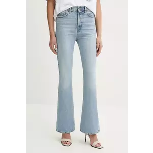 Fiorucci jeansi Faded Heart Pocket Flared Jeans femei high waist, U02SPDJE075DN01DN01 imagine