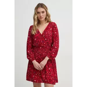 Pepe Jeans rochie CECILE culoarea rosu, mini, evazată, PL953669 imagine
