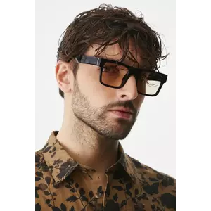 Medicine ochelari de soare barbati, culoarea galben imagine