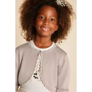 Mayoral cardigan copii culoarea bej, light, 332 imagine