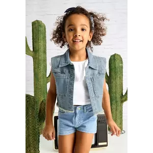 Mayoral pantaloni scurti din denim pentru copii neted, 236 imagine