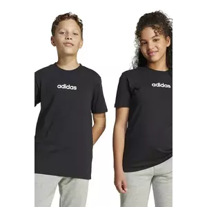 adidas tricou de bumbac pentru copii culoarea negru, cu imprimeu, JC9748 imagine