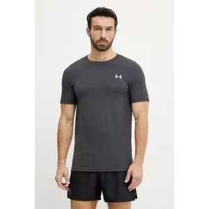 Under Armour tricou de antrenament Vanish Seamless culoarea gri, neted, 1382801 imagine