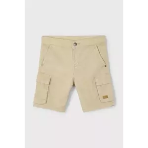 Mayoral pantaloni scurti copii cargo culoarea bej, 3220 imagine