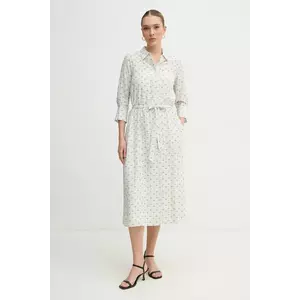 Joop! rochie culoarea alb, midi, dreaptă, 30046630 imagine