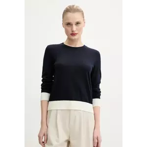 FROM FUTURE pulover de lana femei, culoarea albastru marin, light, WPR00573 imagine