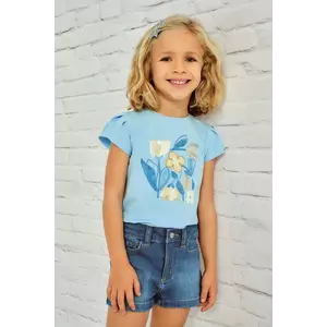 Mayoral pantaloni scurti din denim pentru copii neted, 236 imagine