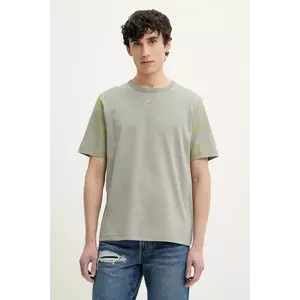 Diesel tricou din bumbac T-ADJUST-R23 T-SHIRT barbati, culoarea verde, modelator, A16614.0QLAA imagine