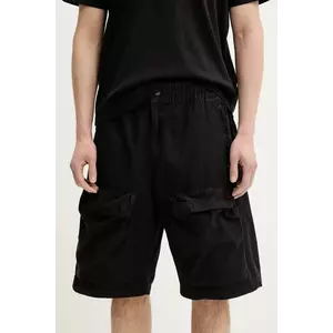 Diesel pantaloni scurti P-BEECK-SHORT SHORTS barbati, culoarea negru, A14762.0NJBP imagine