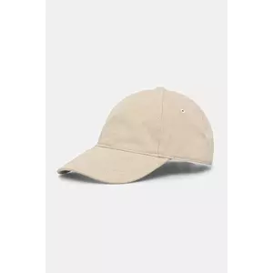 BOSS Orange șapcă de baseball din bumbac culoarea bej, cu imprimeu, 50540944 imagine