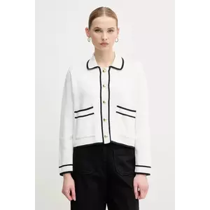Barbour cardigan din bumbac Jasmine femei, culoarea alb, light, LKN1621WH71 imagine