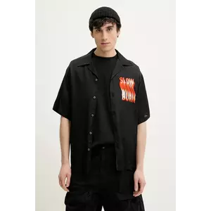 Diesel camasa S-KAROL-A SHIRT barbati, culoarea negru, relaxed, A16460.0KNAK imagine