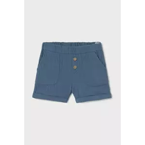 Mayoral pantaloni scurți din bumbac pentru copii culoarea albastru marin, 1241 imagine