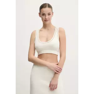 Dkny top culoarea bej, DP5R6023 imagine