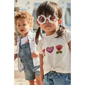 Mayoral tricou copii culoarea bej, 1046 imagine