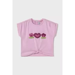 Mayoral tricou copii culoarea violet, 1046 imagine