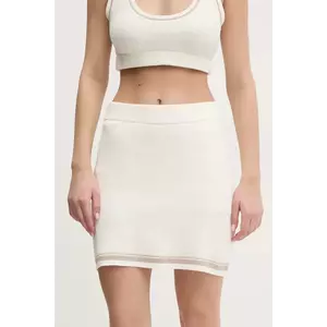 Dkny fusta culoarea bej, mini, creion, DP5R6026 imagine