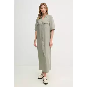 Mos Mosh rochie culoarea verde, maxi, dreaptă, 169370 imagine