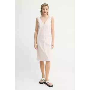 2NDDAY rochie Jovon culoarea alb, mini, dreaptă, 2252126245 imagine