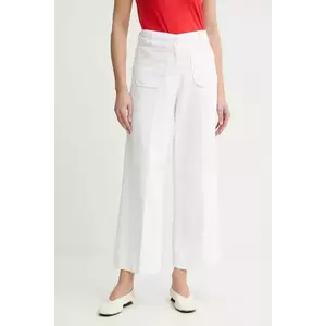 Sessun jeansi femei, culoarea alb, 24221005 imagine