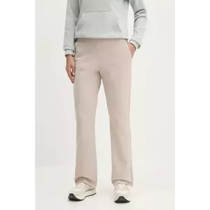 Sportalm pantaloni femei, culoarea bej, drept, high waist, 650172 imagine