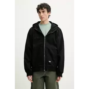 Dickies geaca jeans culoarea negru, de tranzitie, oversize, DK0A4YQLC401 imagine