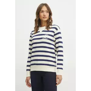 Luisa Spagnoli bluza femei, culoarea albastru marin, modelator, 541841 imagine
