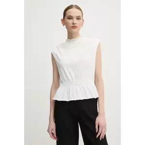 OUI bluza femei, culoarea alb, neted, 91991 imagine