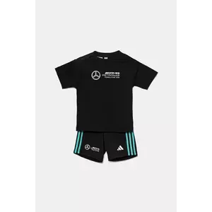 adidas Performance set de bumbac pentru bebelusi MER DNA culoarea negru, JV5438 imagine