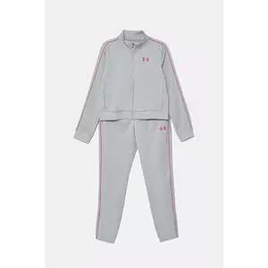 Under Armour trening copii Icon Knit Crop Tracksuit culoarea gri, 1386528 imagine