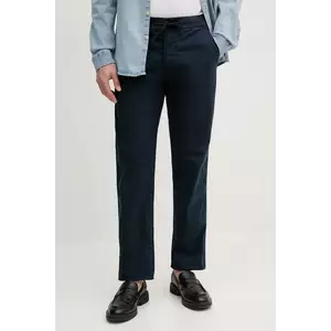 Pepe Jeans pantaloni PULL ON COMFORT CHINO barbati, culoarea albastru marin, drept, PM211866 imagine