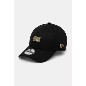 New Era șapcă de baseball din bumbac culoarea negru, cu imprimeu, 60595304 imagine