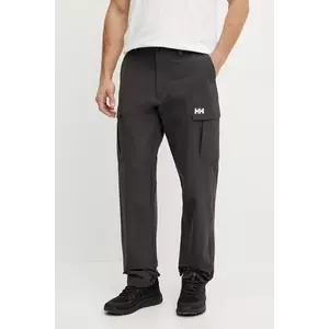 Helly Hansen pantaloni de exterior HH QD CARGO culoarea negru, 33996 imagine