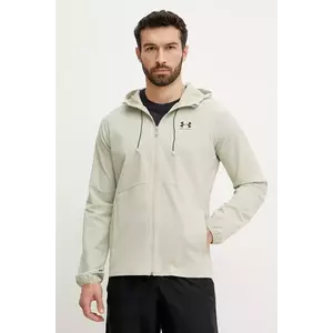 Under Armour windbreaker Vibe culoarea verde, de tranziție, 6003001 imagine