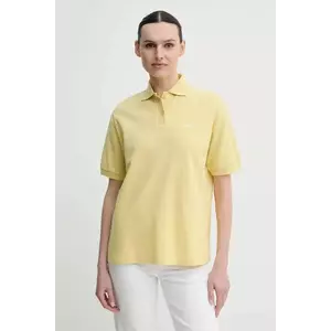 2NDDAY polo de bumbac Aralena culoarea galben, 2252248329 imagine