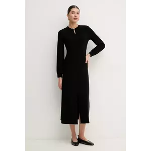 Marella rochie ALDA culoarea negru, maxi, evazată, 2513621071200 imagine