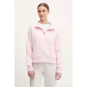 Under Armour bluza femei, culoarea roz, neted imagine