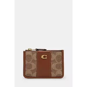 Coach portofel femei, culoarea maro imagine