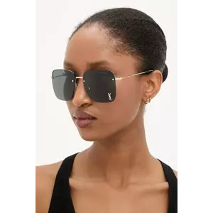 Saint Laurent ochelari de soare femei, culoarea auriu, SL 312 M imagine
