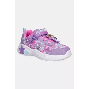 Skechers sneakers pentru copii SNUGGLE SNEAKS culoarea violet, 302214N imagine