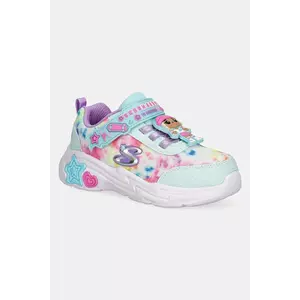 Skechers sneakers pentru copii SNUGGLE SNEAKS culoarea turcoaz, 302214N imagine