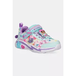 Skechers sneakers pentru copii SNUGGLE SNEAKS culoarea turcoaz, 302214L imagine