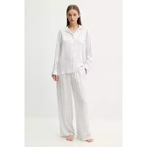 BOSS pijama femei, culoarea alb, 50535766 imagine