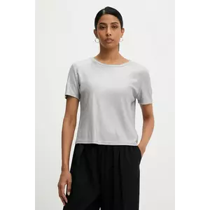 Answear Lab tricou femei, culoarea argintiu imagine